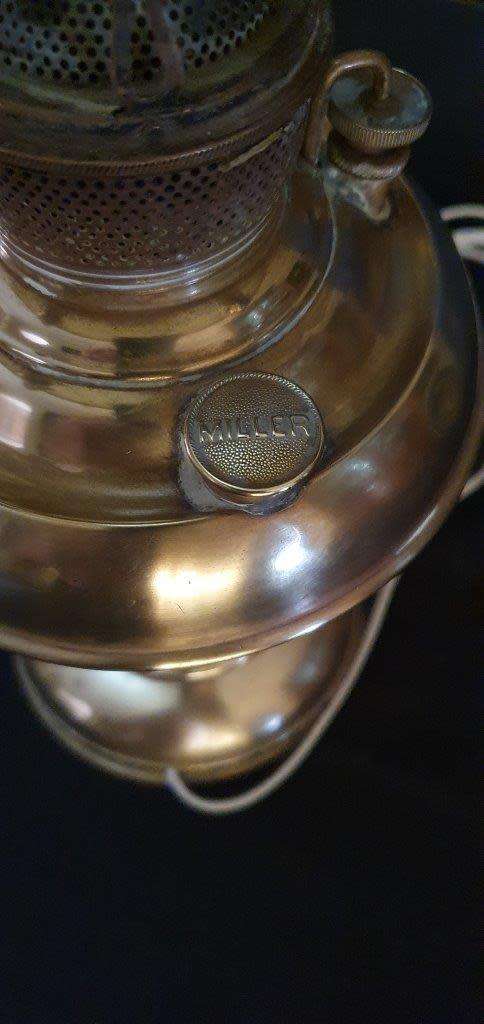 Stunning Vintage Millers Converted Oil Lamp