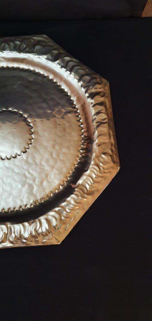 Stunning Hexagonal Brass Table Top 58 cm Wide