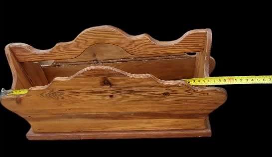 large beautiful wooden oak  holder