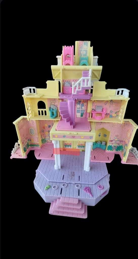1995 vintage bluebird polly pocket club house pop up