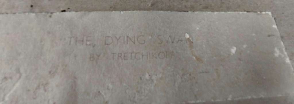 vintage trechikoff dying swan