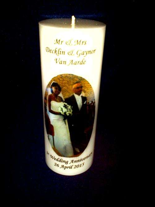 Personalised Pillar Candle - 200mm