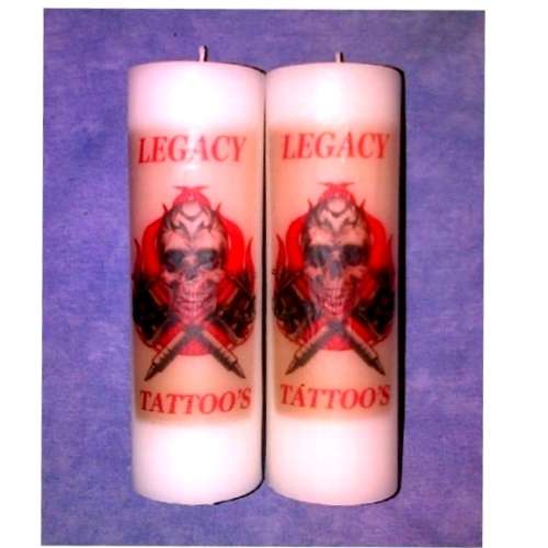 Personalised Pillar Candle - 200mm