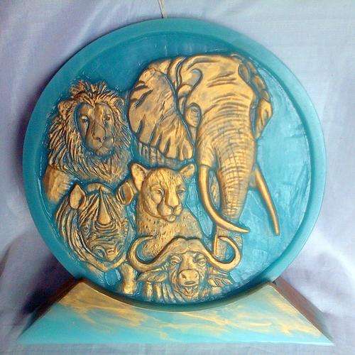 Big Five Disc Candle incl Stand