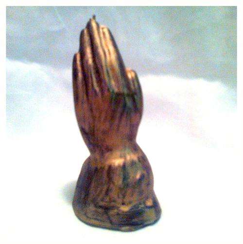 Praying Hands Candle