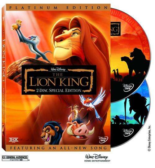 **THE LION KING** - Platinum Edition