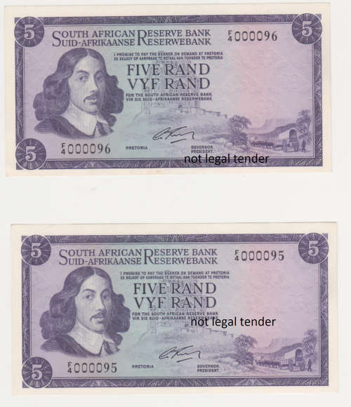 R5 Low number pair E/A