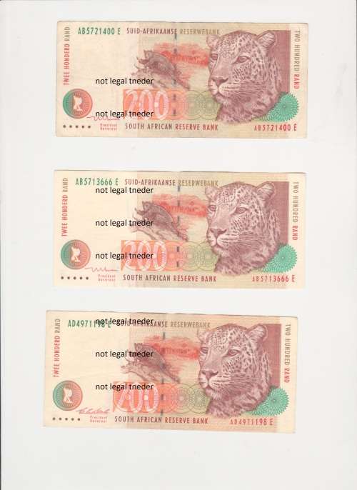 3 R200 notes