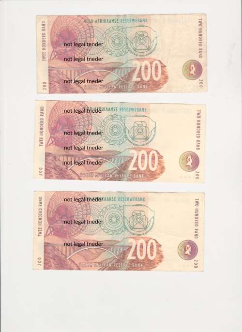 3 R200 notes
