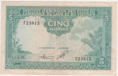 #CRAZY R1 START# Vietnam 5 Piastres