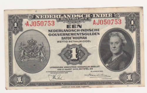Nederland-Indie 1 Gulden
