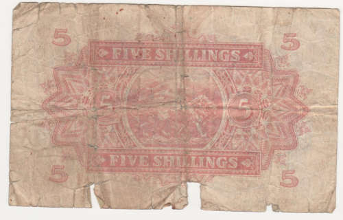 East Africa 5 shillings 1955