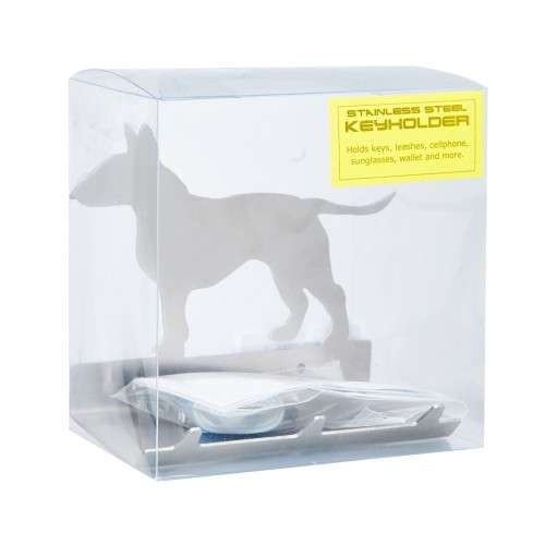Bull Terrier Stainless Steel Key & Leash Holder