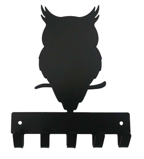 Owl Key & Leash Holder - 5 Hooks