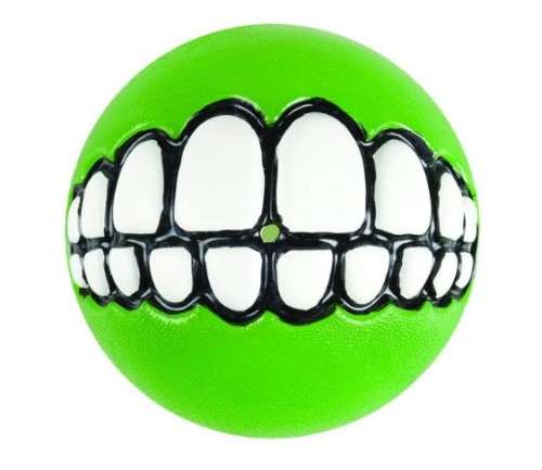 Rogz Grinz Dog Treat Ball | Lime Green