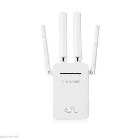 WiFi Range Extender Wireless Router Repeater All-in-one PIX-LINK
