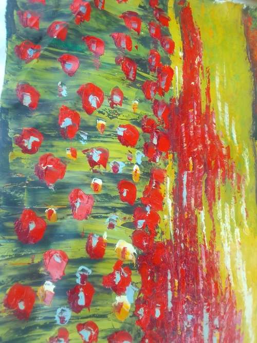 Letty Mason Oil on Canvas Painting 56cmx65cm Very detailed(unframed)