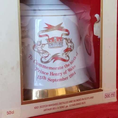 A Limited Edition Bell's 100% Scotch Whisky in 1984 - Commemorate Birth of Prince Henry 1984.