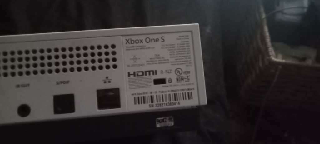 xbox one s no hardrive