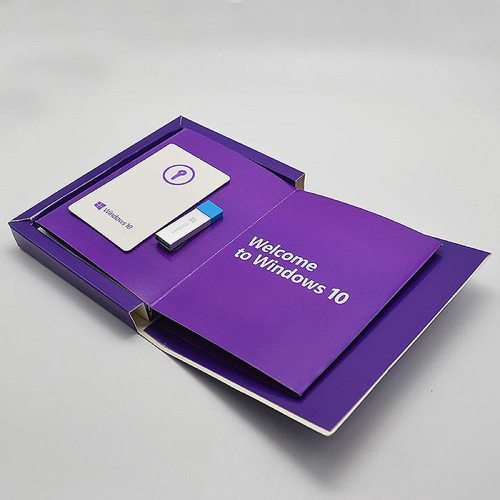Windows 10 Professional USB - Boxed Retail - Full version - Lifetime Key