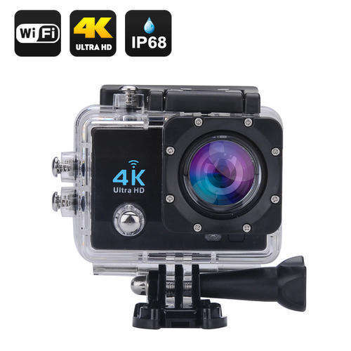 4K Sports Action Camera WiFi Waterproof  - Ultra HD - Super Wide Angled Lens - HDMI