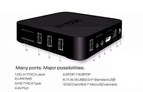 MXQ-4K Android 6.0 Quad Core Smart TV Box Mini PC Streaming Media Player - SUPPORT 4K