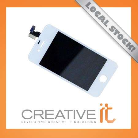 **LOCAL STOCK** iPhone 4S (White) - LCD & Digitizer Replacement Screen **BEST PRICE & QUALITY**