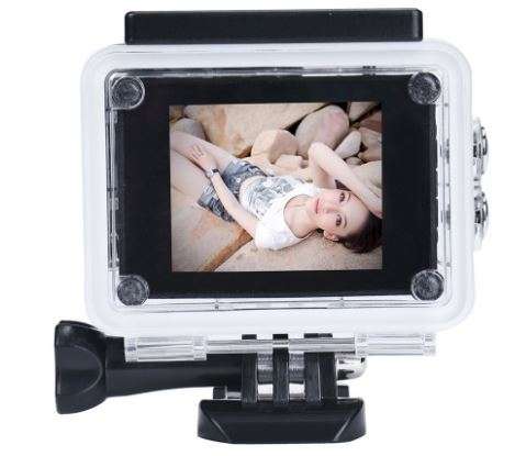 Full HD 1080p Action Camera with 2-inch Screen and 170 degree wide angle lens