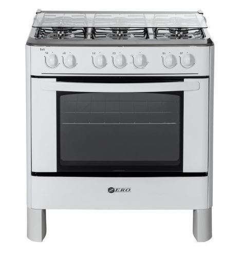 ZERO 6 BURNER WHITE GAS STOVE FREE STANDING