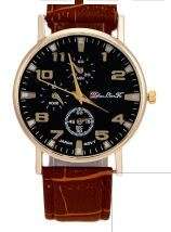 New Top Quality Analog Quartz Business Wrist Watch MEN