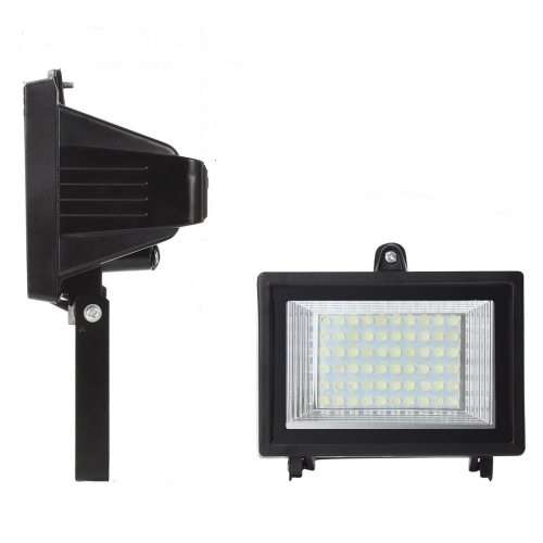 Solar Flood light Outdoor Landscape Lighting 54LED/120Lumen Cast Aluminium with panel