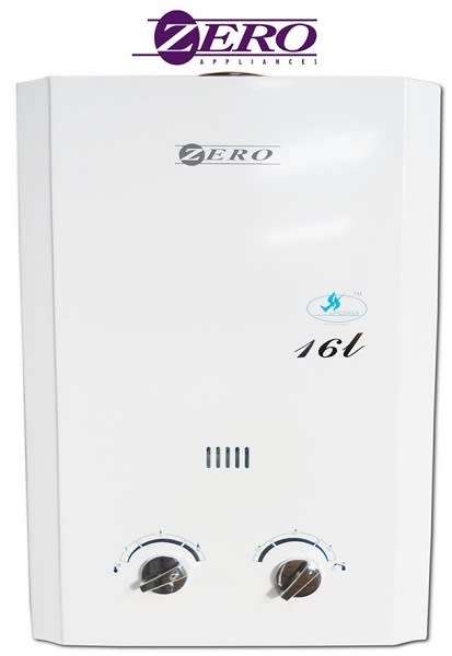 Zero Appliances 16 L Gas Water Heater/Geyser