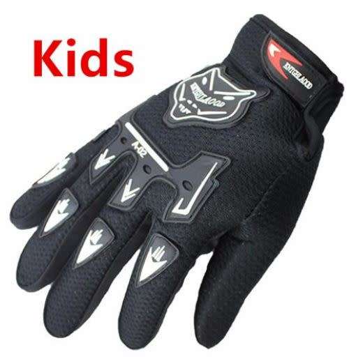 Full Finger Motorcycle/BMX/Cycle Gloves for Children - Free Size
