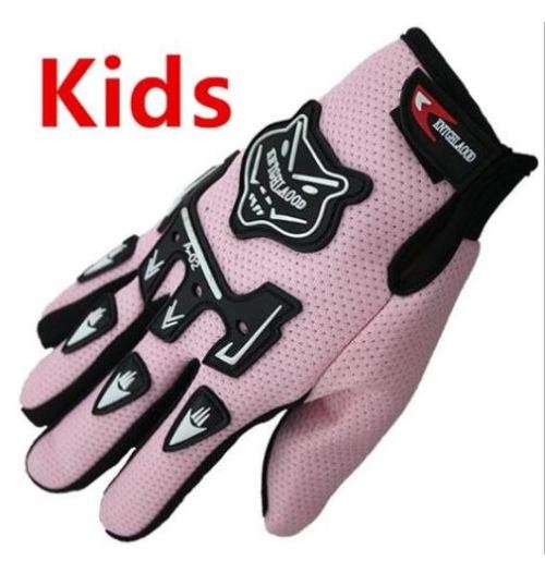 Full Finger Motorcycle/BMX/Cycle Gloves for Children - Free Size