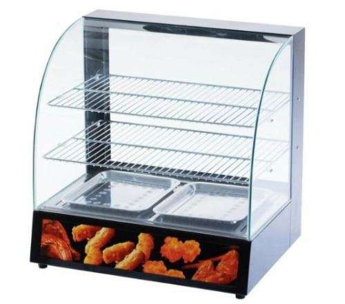 Pie Warmer - Curved Glass - 660MM - Please read listing before bidding