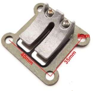 40-6 Reed High Performance Valve Block Plate For 47cc 49cc ATV Quad Dirt Pocket Bike