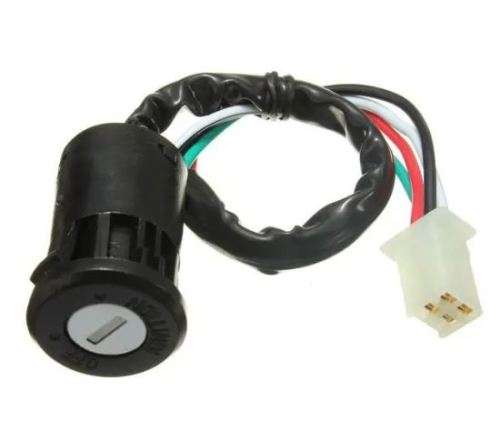 Ignition Key Switch  4 Pin for ATV Scooter Dirt Bike 90 110 125 200cc etc