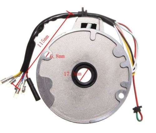 2 Coil Ignition Magneto Stator Plate for 50cc 70cc 90cc 110cc 125cc ATV Quad Dirt Bike Kick Start