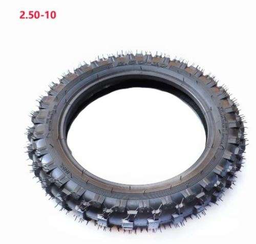 2.50-10 Front Or Rear Wheel Tire Outer Tyre 10 inch tires 10` Fit for off road Motorcycle Motocross