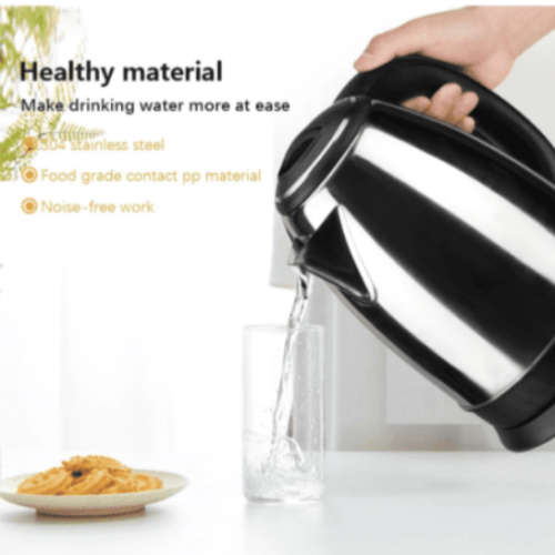 Electric Kettle Stainless Steel 2 Liter Tea Kettle, Hot Water Boiler Auto Shut-Off, Boil-Dry Protect