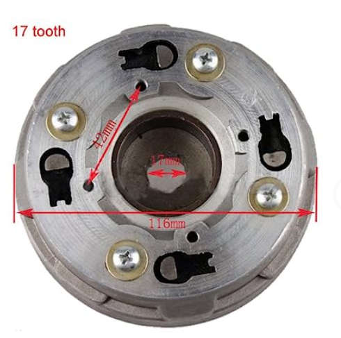 Auto Clutch for 50cc-125cc Dirt Bikes, Go Karts, ATVs
