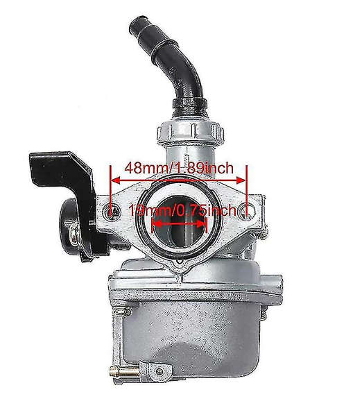 Carburetor PZ19 For 70 90 110 125cc Atv Quad 4 Wheeler Dirt Bike Motorbike