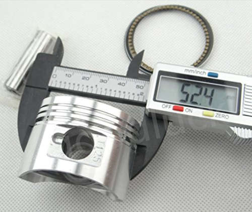 52.4mm Piston & Rings Kit 14mm Pin For 125CC /110CC ATV Quad Dirt Bikes for many Brands