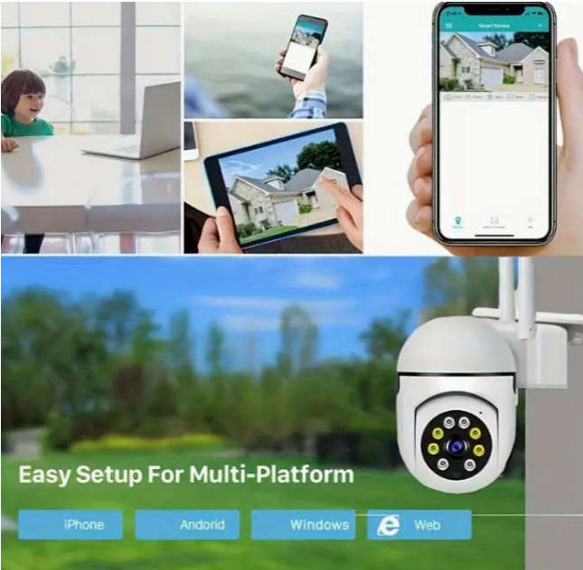 WIFI monitoring camera, Hi Definition intercom home security camera, remote night vision