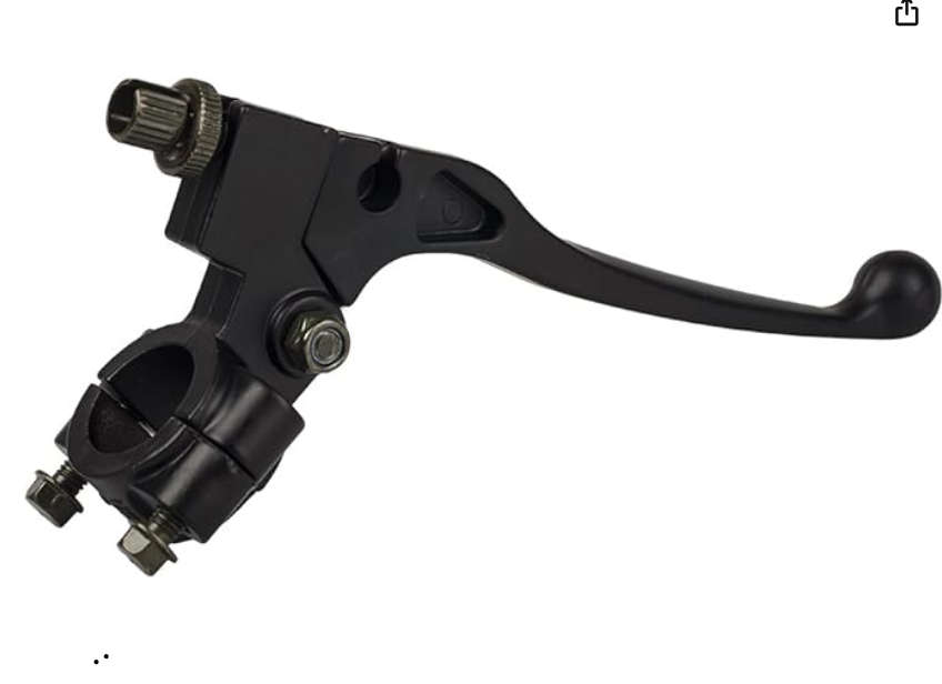 25cc 110cc Pit Dirt Bike Front Manual Clutch Lever + Clamp Bracket Pitbike