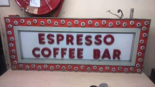 Vintage Coffee Bar Sign