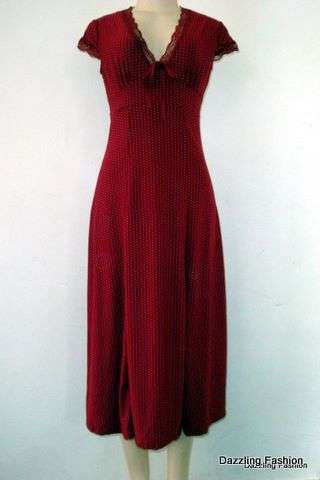 CHIC RED LONG DRESS (SIZE32-38) WAS R215 ON SALE NOW R170