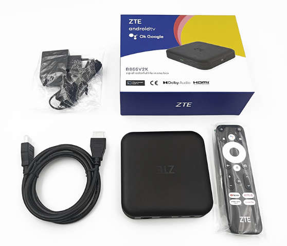 4K Volkano X ZTE Google Android Box VK-B866V2K-BK