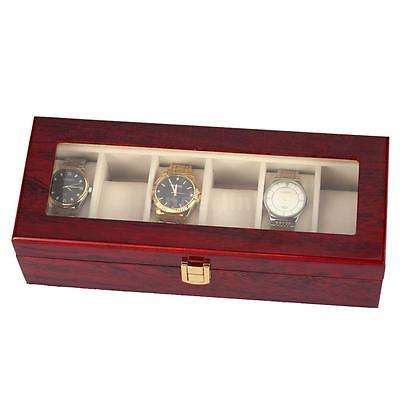 Perfect 5 Slots Cherry Wood Watch box - Travelling Pack
