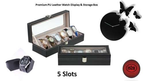5 Slots watch box